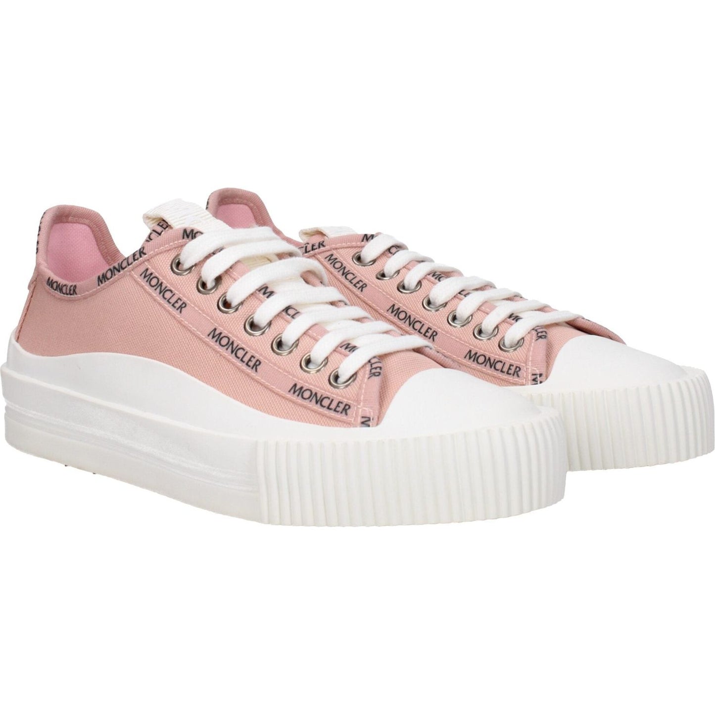 Moncler Pink Fabric Low Tops MO-8616468939017-EU35/US5