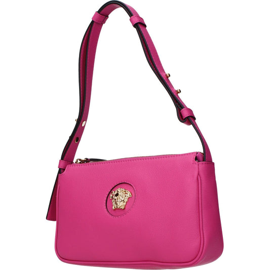 Versace Pink Leather Shoulder Bags VE15191622910217BT