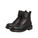 Dolce & Gabbana Dark Brown Leather Lace Up Mid Calf Boots Shoes MV7693-41
