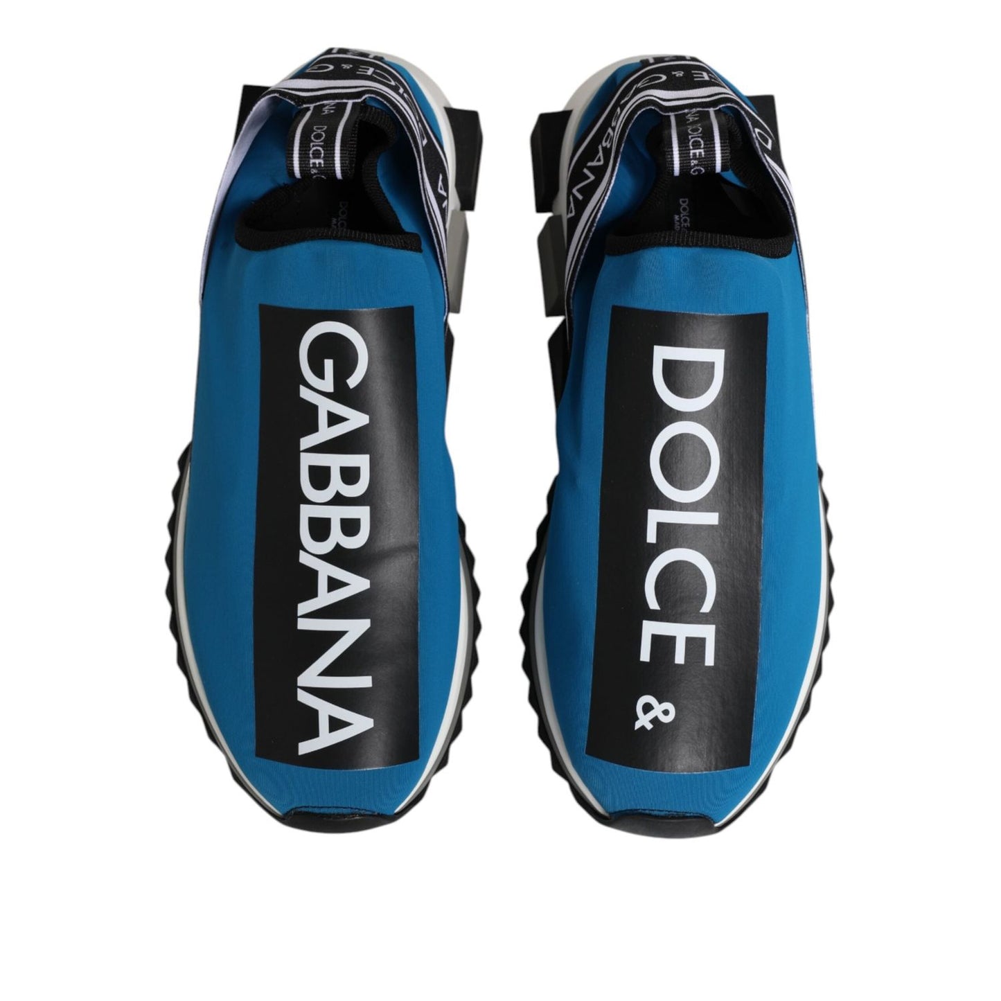 Dolce & Gabbana Blue Logo Low Top Sorrento Men Sneakers Shoes