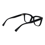 Guess Black Unisex Glasses Frame in full-rim rectangular design with plastic material, spring hinge, and demo lenses.