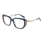 Marciano by Guess Multicolor Women Glasses Frame, full-rim acetate in trapezium style with demo lenses and branded case included.