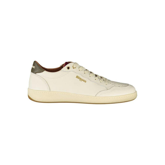 Blauer White Leather Men Sneaker BL-39227-EU41/US8