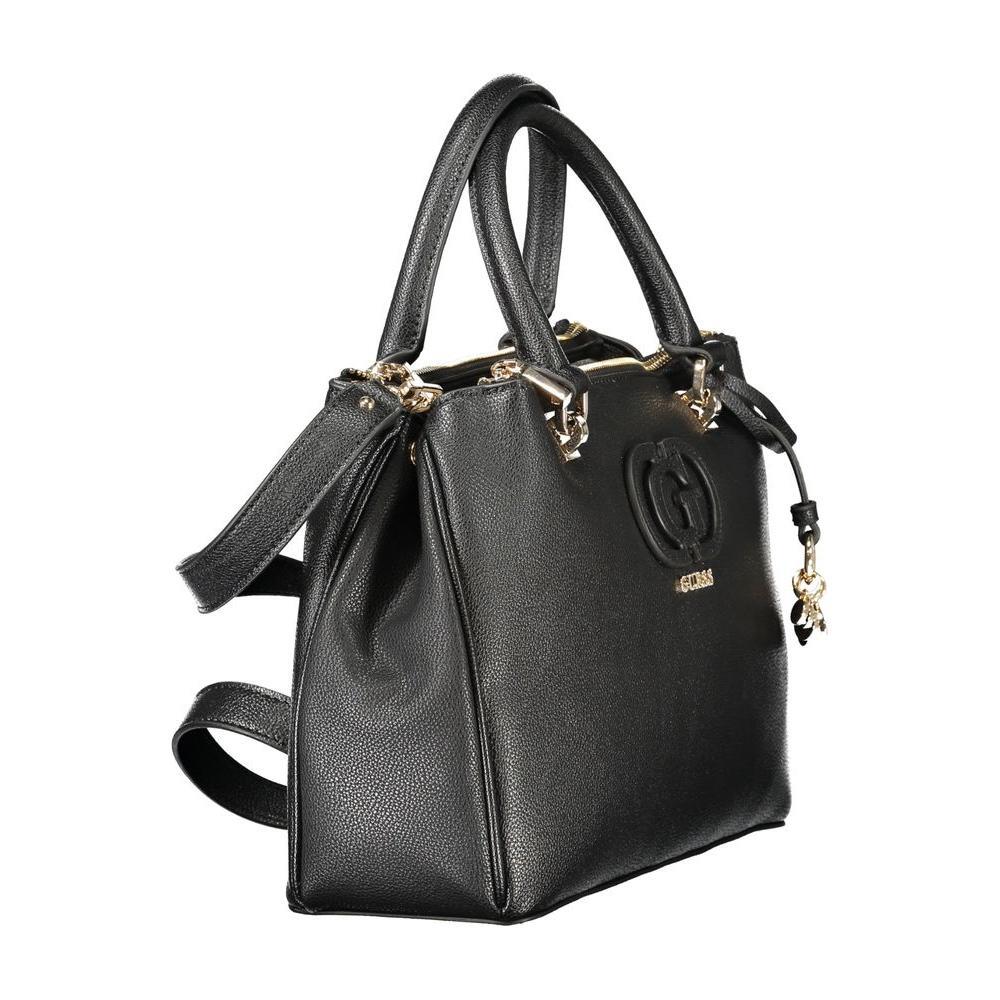 Front view with bag zipped and handles upright.