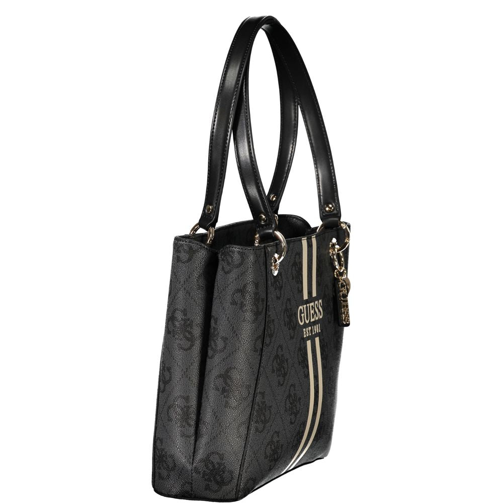 Front view with bag zipped and handles upright.