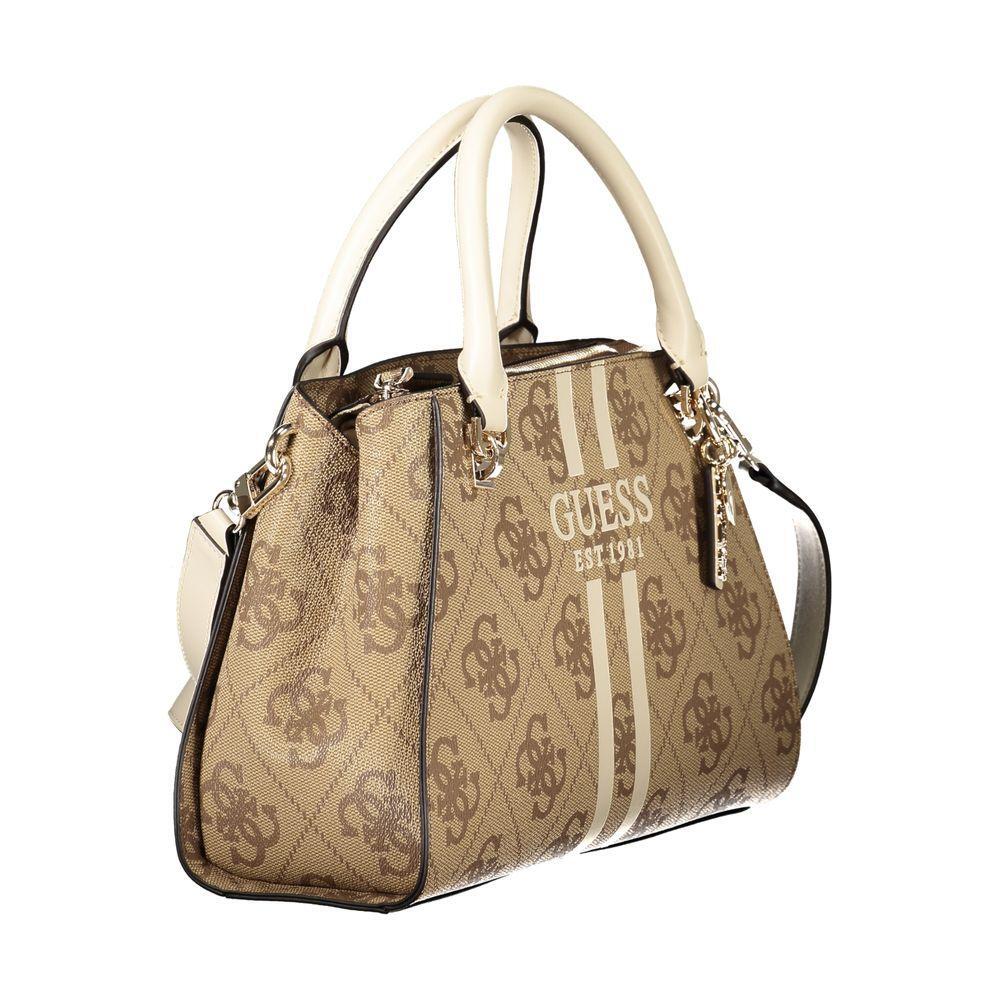 Front view with bag zipped and handles upright.