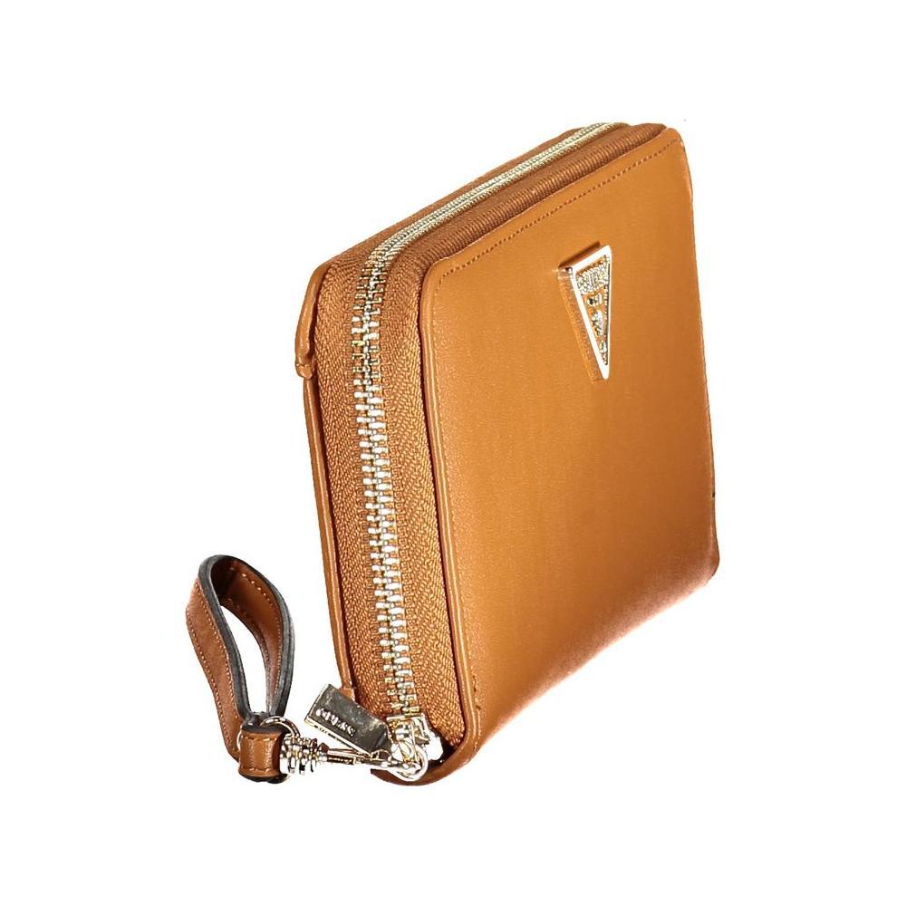 Guess Jeans Brown Polyethylene Women Wallet GU-39293