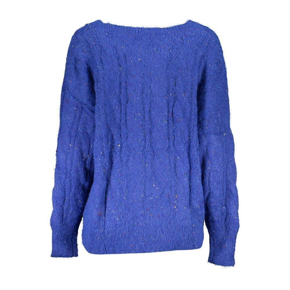 Desigual Blue Polyester Sweater