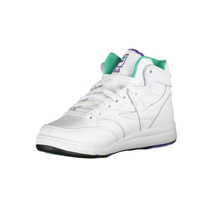 Fila White Polyurethane Women Sneaker