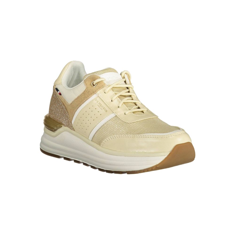 U.S. POLO ASSN. Beige Polyester Sneaker