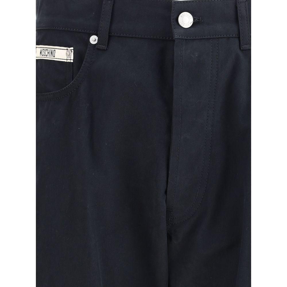 Moschino Cotton Pants MO-252ZZ0336252ZZ52180555-IT46 | S