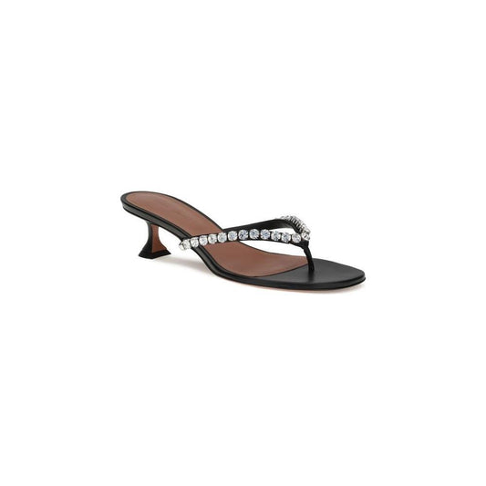 Amina Muaddi Gigi Sandals AM-14S363474GIGBLACKWHITE-EU37/US7