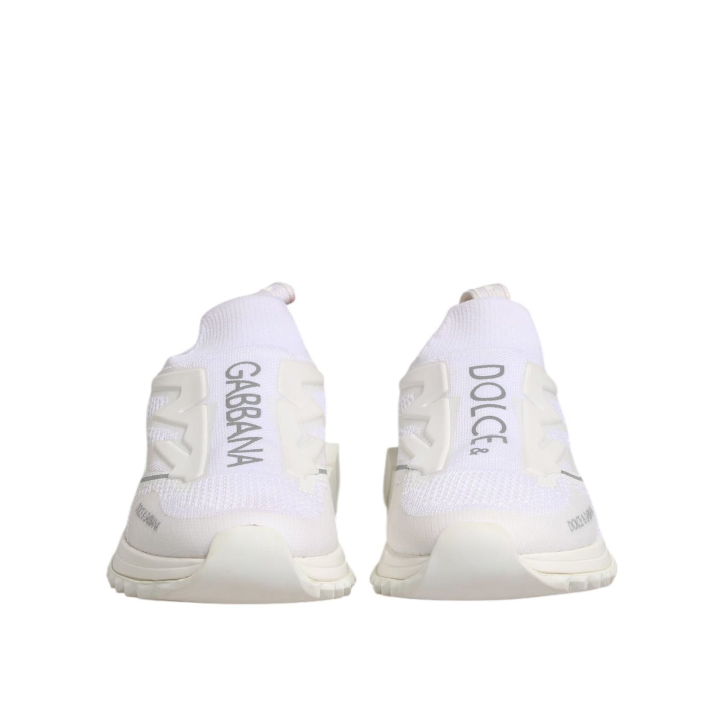 Dolce & Gabbana White SORRENTO Slip On Low Top Sneakers Shoes