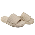 Hinnominate Beige Cotton Sandal