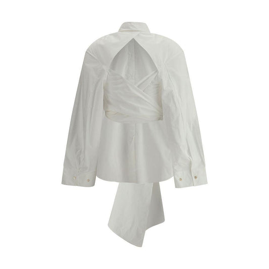 Forte_Forte Knotted Shirt FO-13616MYSHIRT0004-I/S