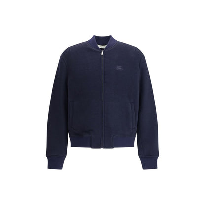 Etro Blue Wool Bomber