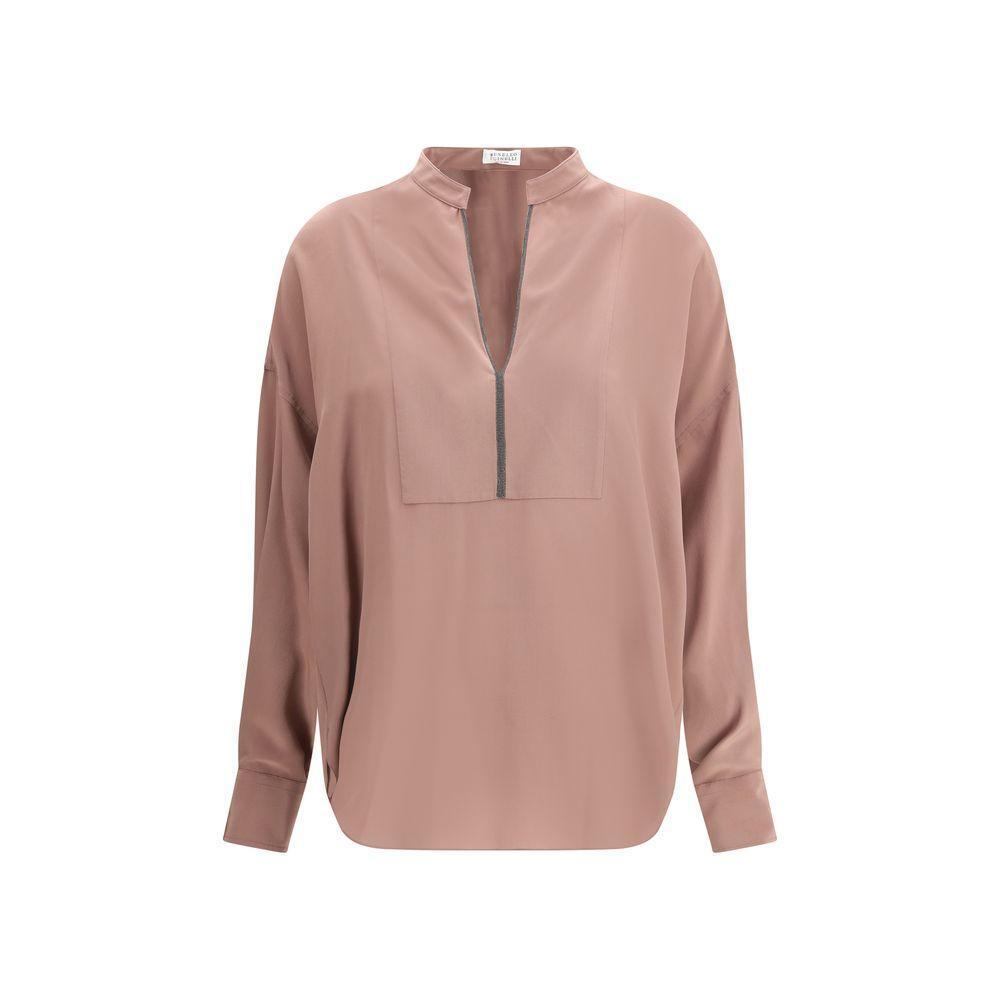 Brunello Cucinelli Silk Blouse BR-MB993EA101C4272-M