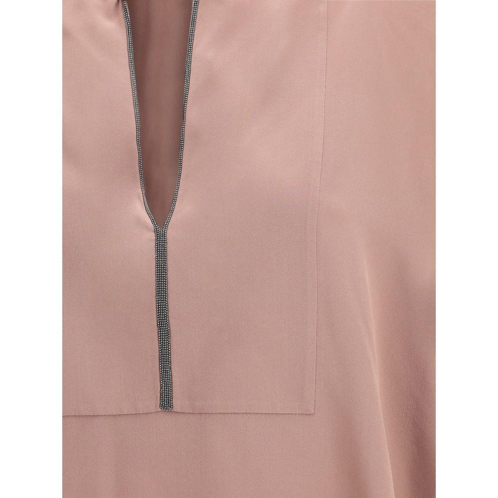Brunello Cucinelli Silk Blouse BR-MB993EA101C4272-M