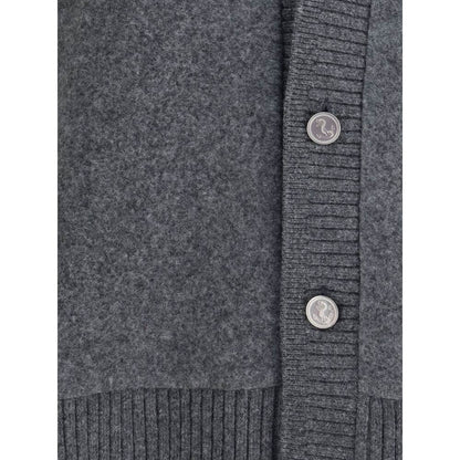 Thom Browne Gray Wool Cardigan