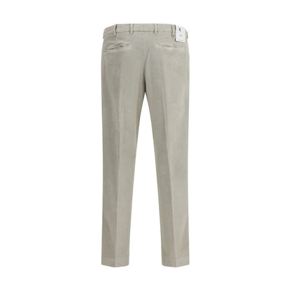 PT Torino Gray Cotton Casual Pants