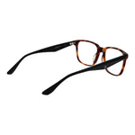 BMW Brown Men Glasses Frame in acetate, full-rim, rectangle style, with demo lenses. Size 55-17-145 for men. Includes branded case.