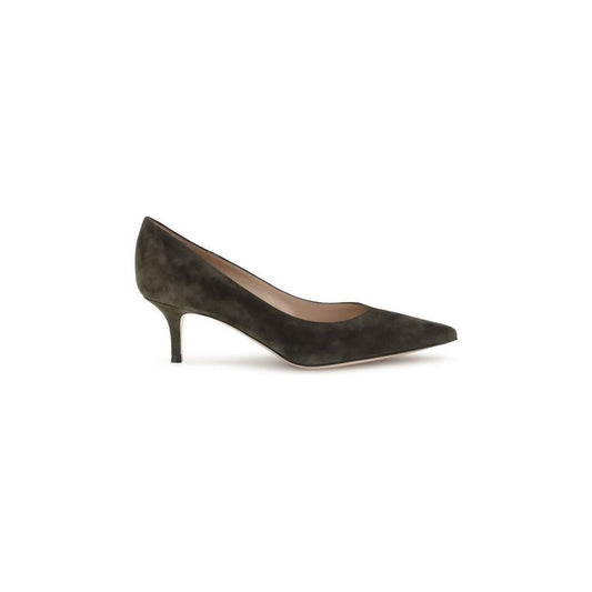Gianvito Rossi Suede Pumps GI-G2033655RICCAMDKOL-EU39/US9