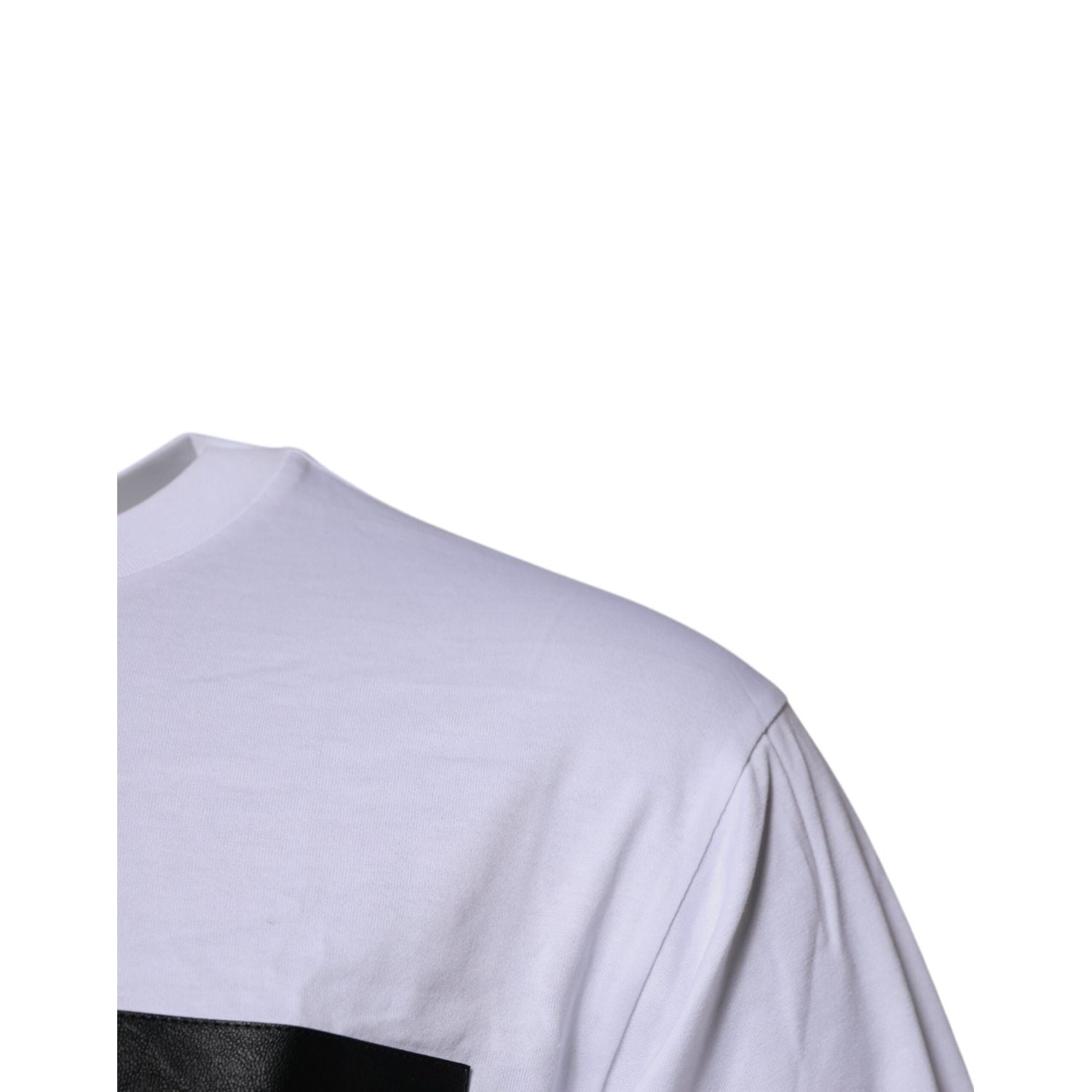 Dolce & Gabbana White Logo Crew Neck Short Sleeves T-shirt