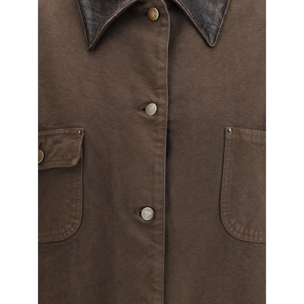 Prada Cotton and shearling Jacket PR-29T181SOOO157NF0027-IT38 | S