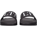 Valentino Garavani Black Cotton Slippers Sandals VA-8547184869641-EU40/US7