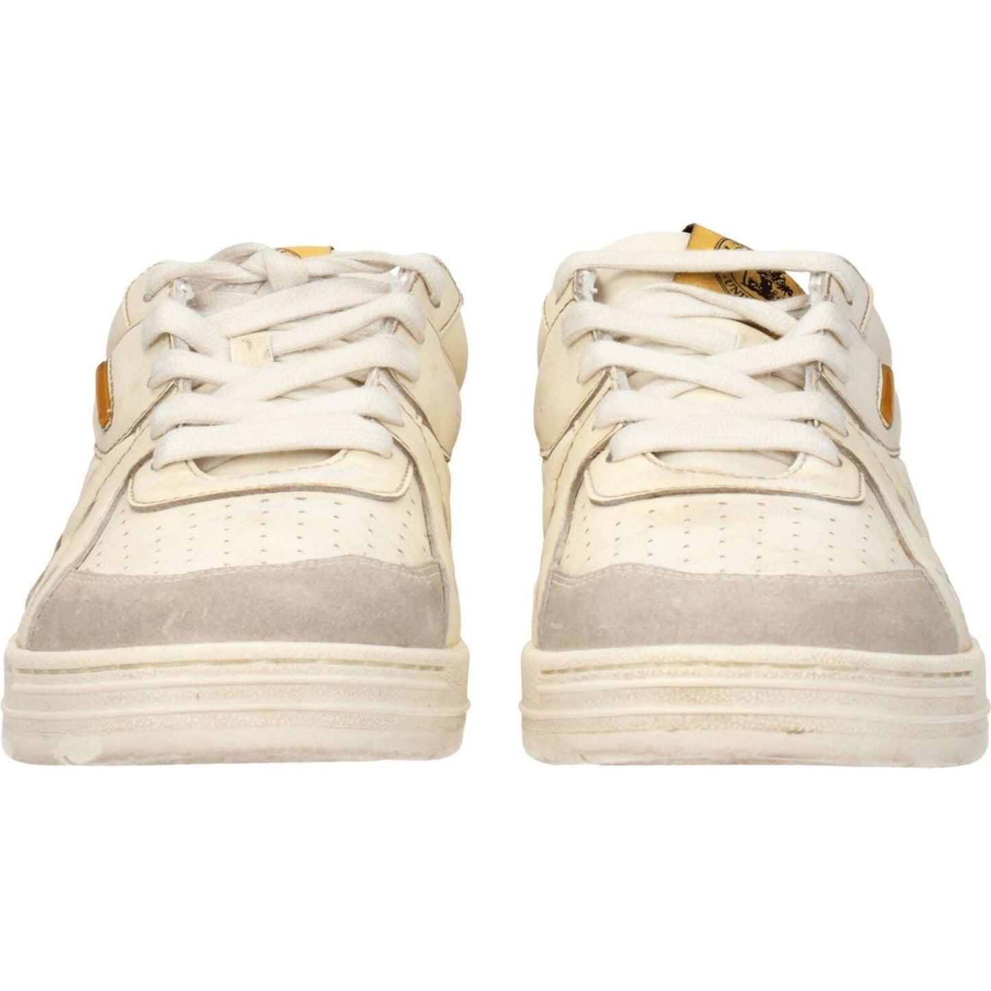Palm Angels Beige Leather Chunky Sneakers PA-8547288875273-EU40/US7
