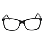 Andy Wolf Black Unisex Glasses Frame with full-rim acetate design in rectangular style.