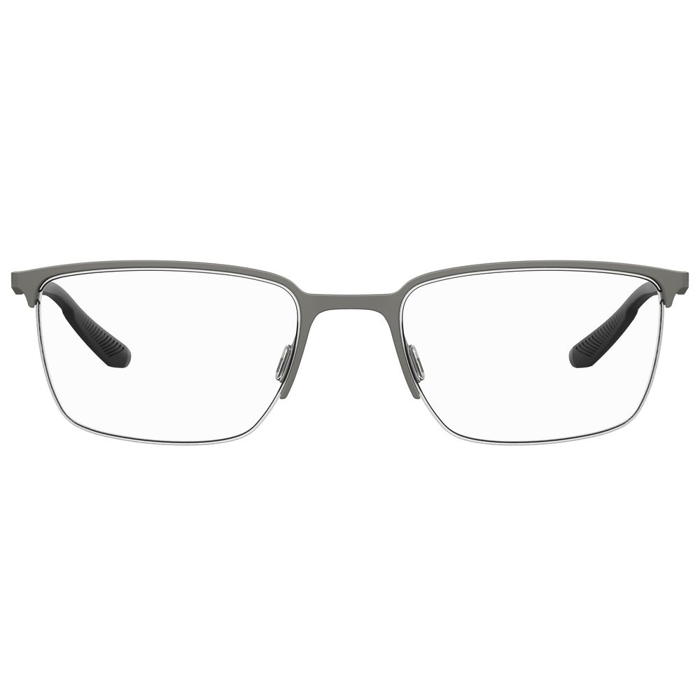 Under Armour Gray Metal Frames with black temple tips, model UA5005GR80F41, lens dimensions 54/19/140 mm