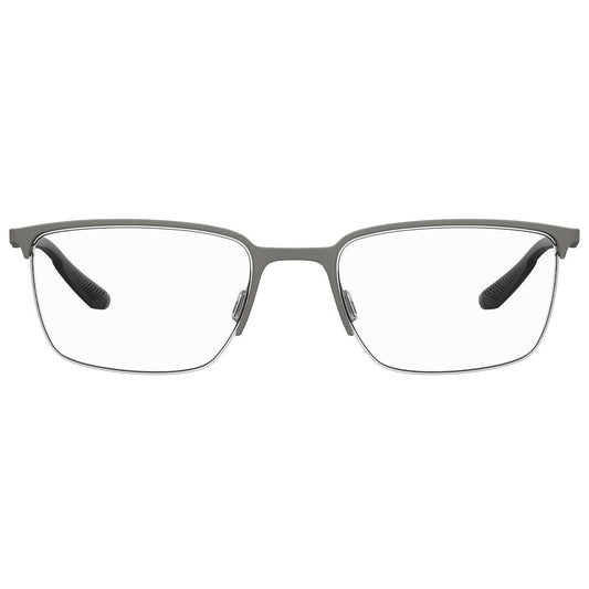 Under Armour Gray Metal Frames with black temple tips, model UA5005GR80F41, lens dimensions 54/19/140 mm