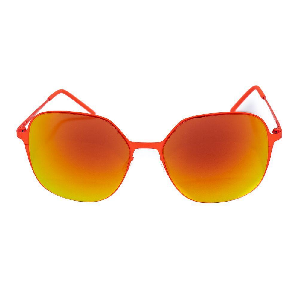 Italia Independent Red Metal Sunglasses