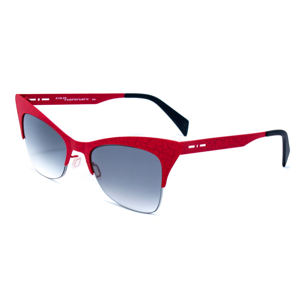 Italia Independent Red Metal Sunglasses