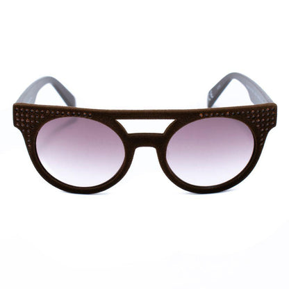 Italia Independent Brown Acetate Sunglasses