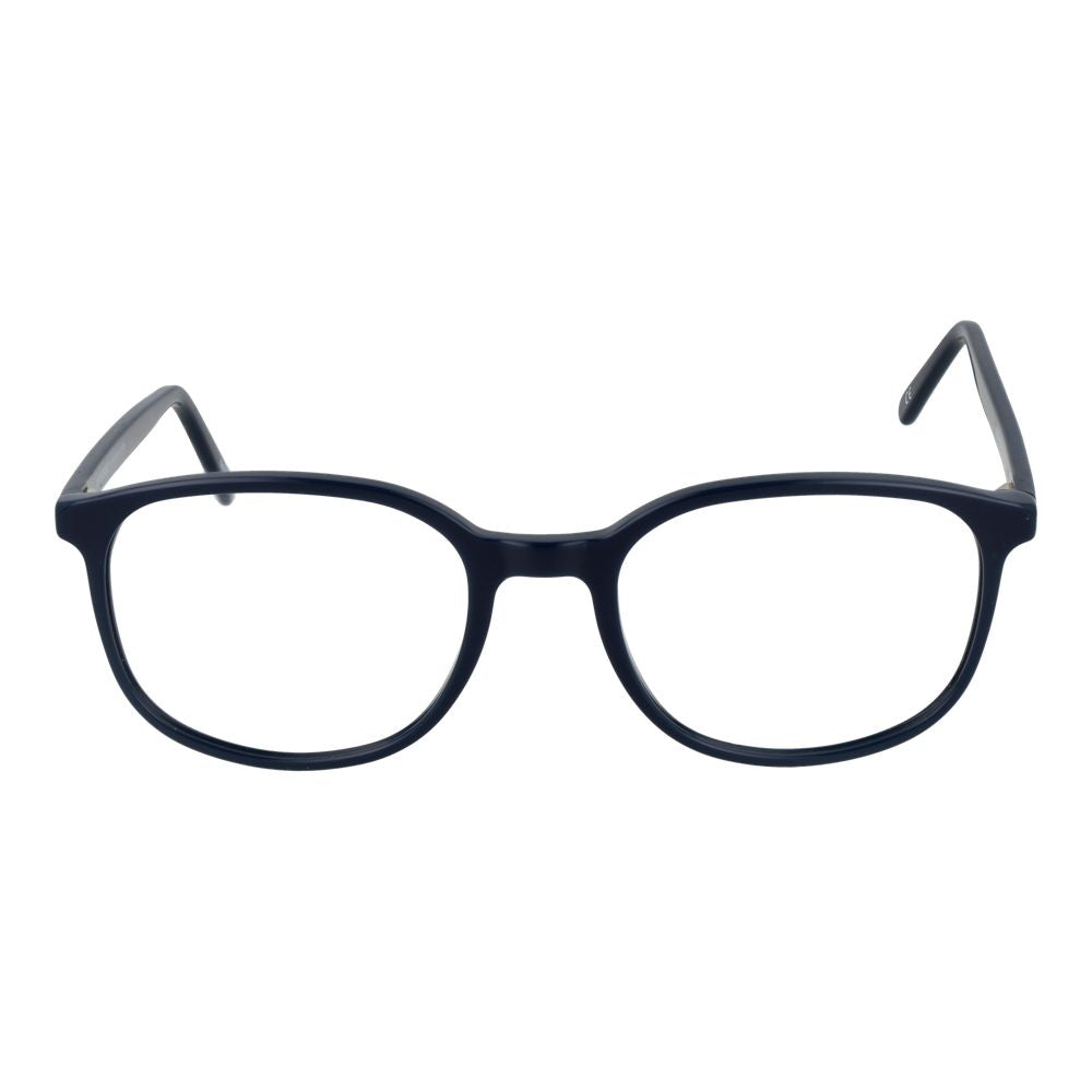 Andy Wolf Blue Unisex Glasses Frame in acetate full-rim design, lenses width 54mm, includes branded case, style Panto.