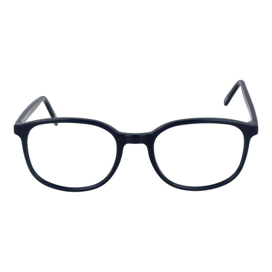 Andy Wolf Blue Unisex Glasses Frame in acetate full-rim design, lenses width 54mm, includes branded case, style Panto.