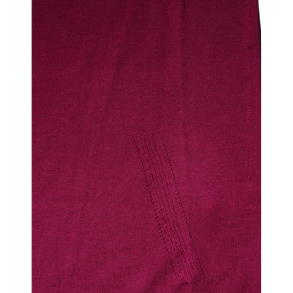 Dolce & Gabbana Fuchsia Wool Long Sleeves Turtleneck Sweater