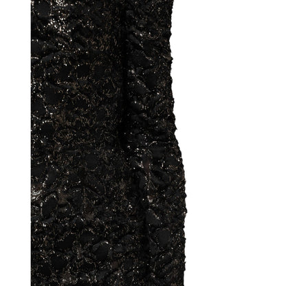 Dolce & Gabbana Black Sequin Bouclé Tweed Sheath Dress