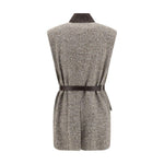 Brunello Cucinelli Wool Gilet BR-MG5307497C6286-IT40 | M