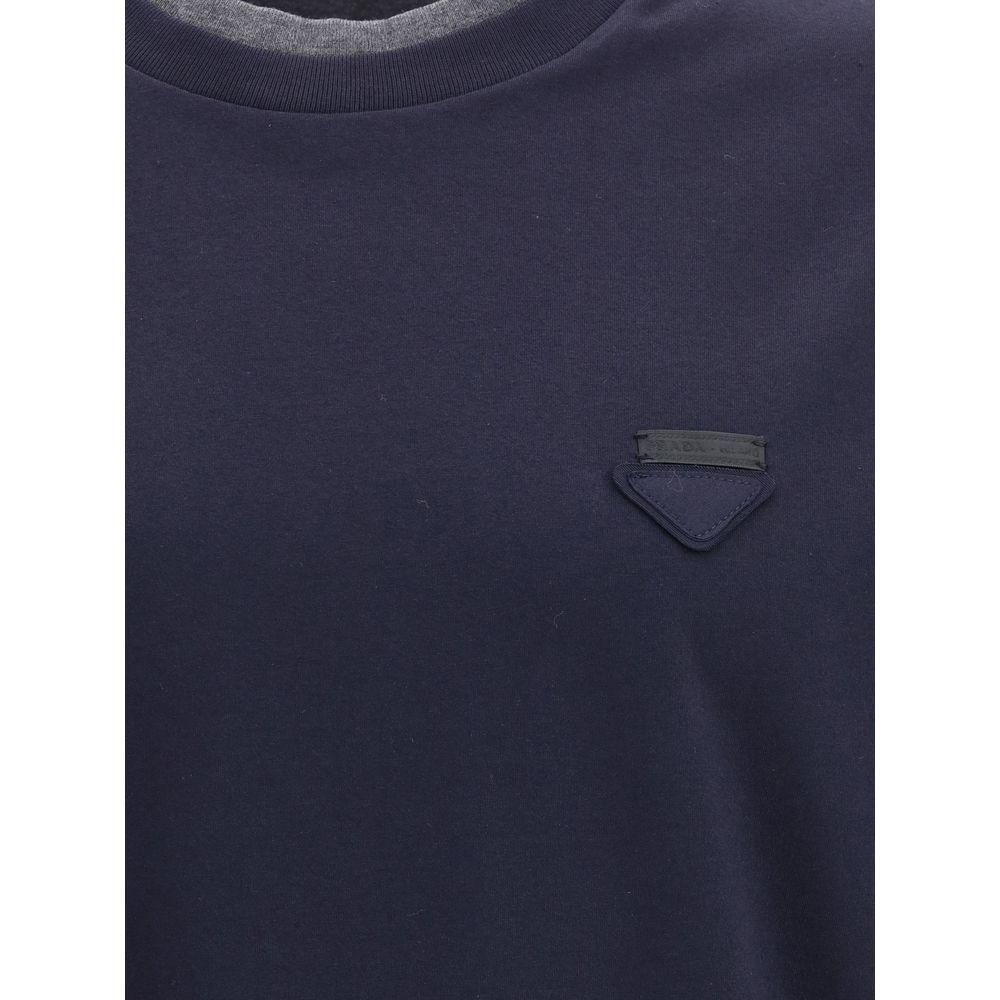 Prada Double layer T-Shirt PR-UJN912SWMO11CDF095J-L