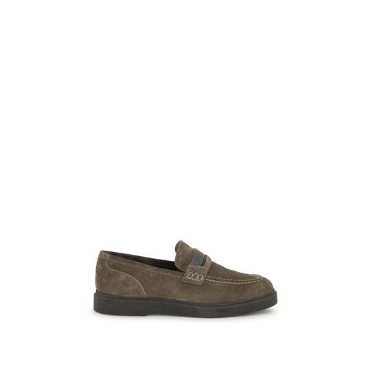 Brunello Cucinelli Leather Loafers BR-MZSFG2370C8769-EU39/US9