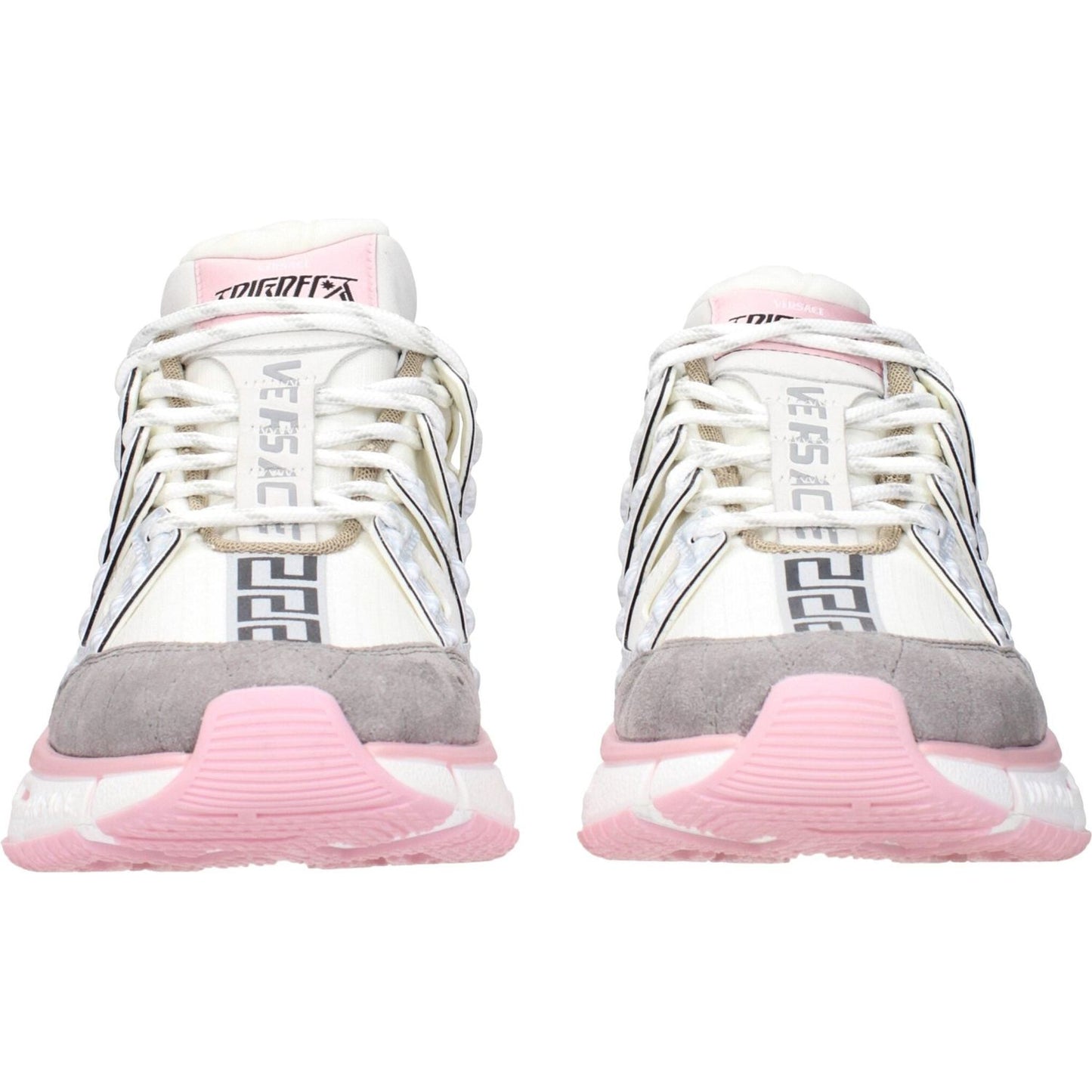 Versace Beige Fabric Athletic Sneakers VE-15248501702921-EU38/US8