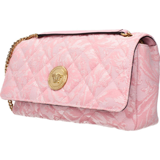 Versace Pink Fabric Shoulder Bags VE15246038761737BT