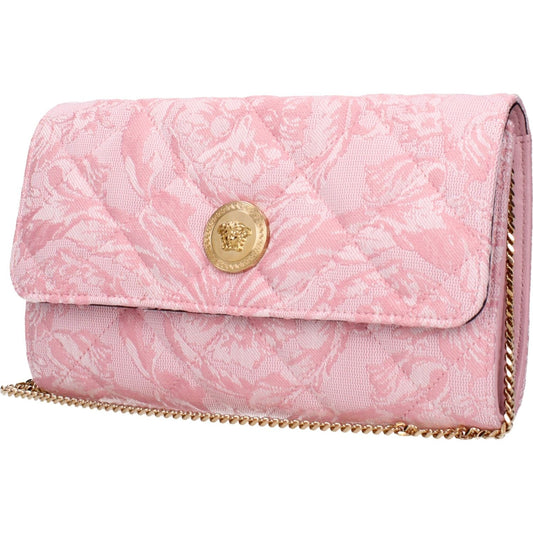 Versace Pink Fabric Clutch Bags VE15246124646665BT