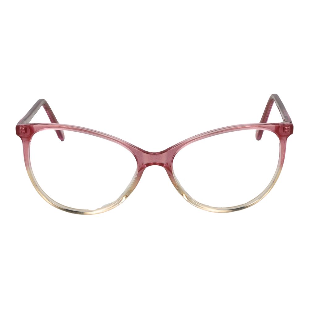 Andy Wolf Pink Unisex Glasses Frame in rose acetate full-rim cat eye style with demo lenses.