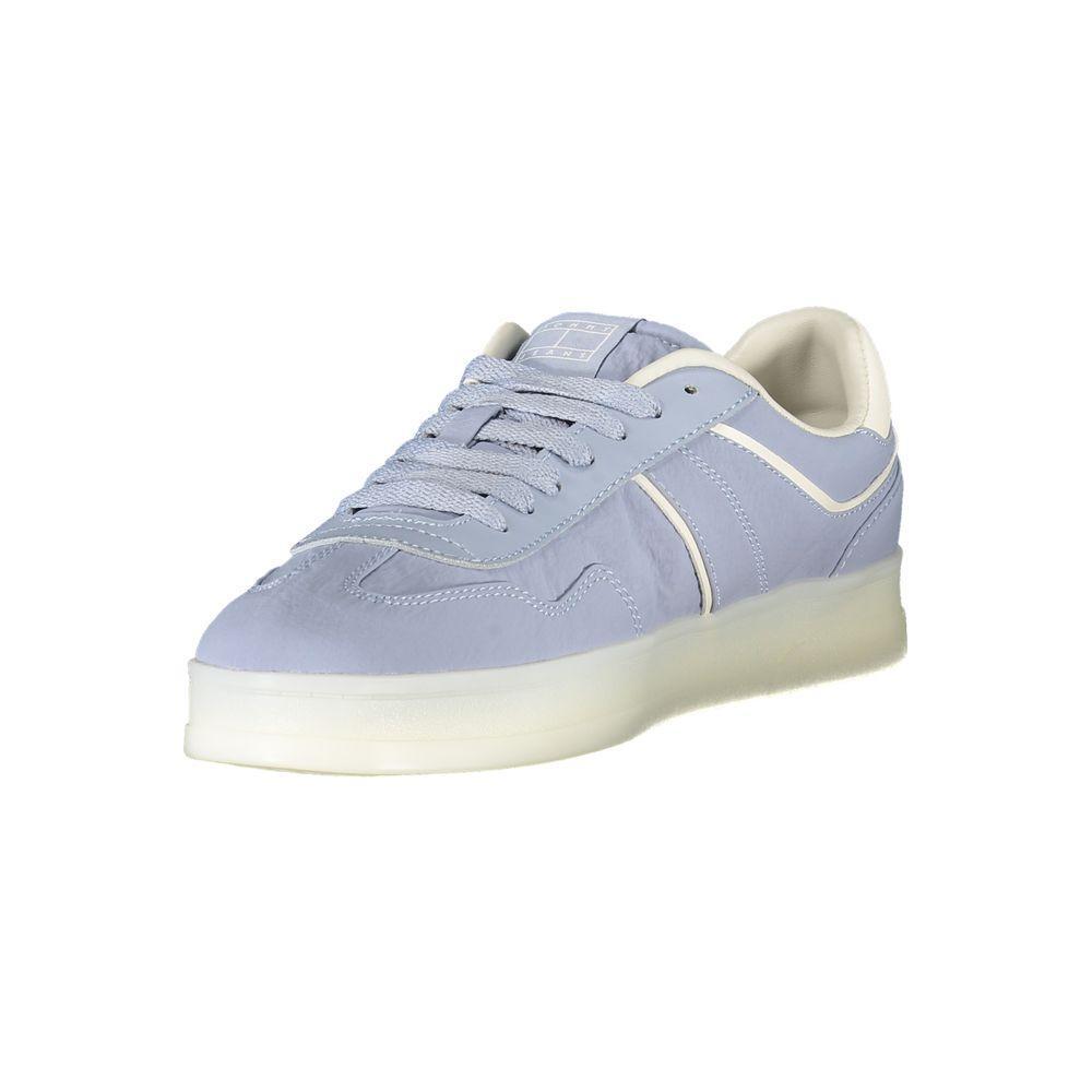 Tommy Hilfiger Blue Leather Women Sneaker TO-39391-EU36/US6