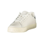 Tommy Hilfiger White Leather Women Sneaker TO-39398-EU36/US6