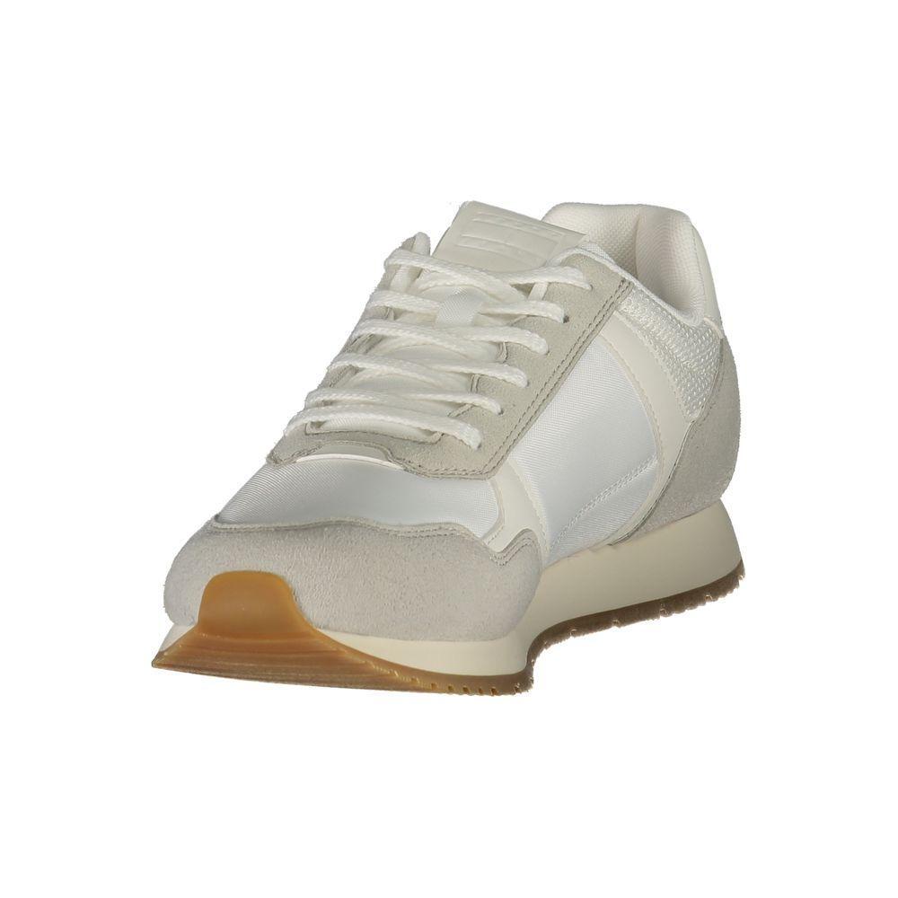 Tommy Hilfiger White Polyester Men Sneaker TO-39415-EU40/US7